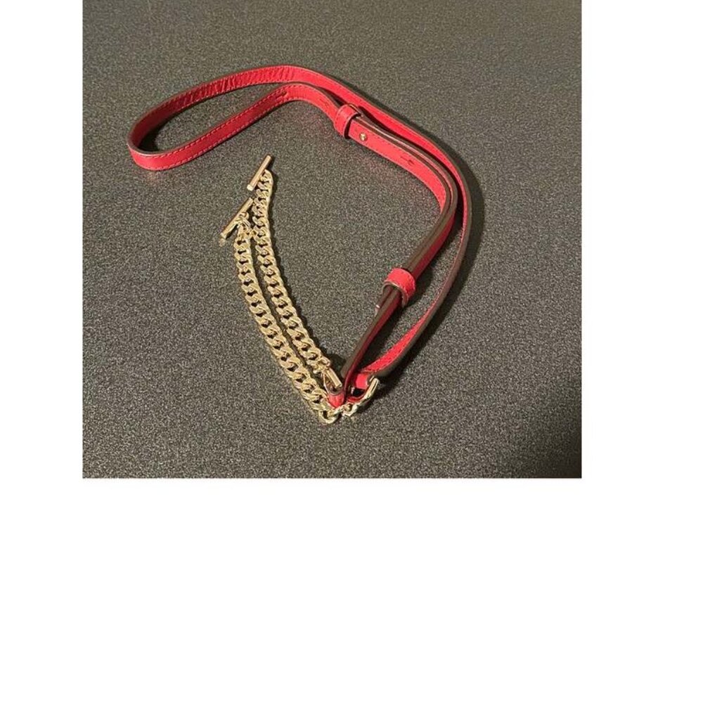 MICHAEL KORS Scout Leather Crossbody Bag - RED ***NWT** - Picture 4 of 5